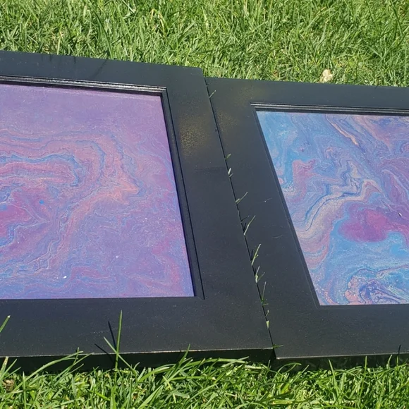 Handcrafted Acrylic Paint Pours (2) - Picture 9 of 11